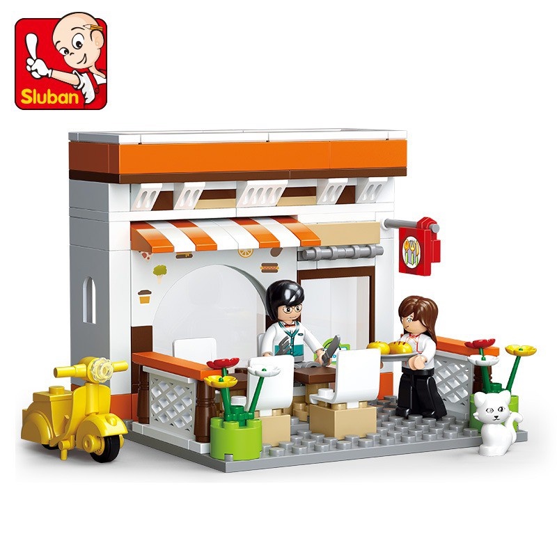 Mainan Brick 134PCS Resto Makan