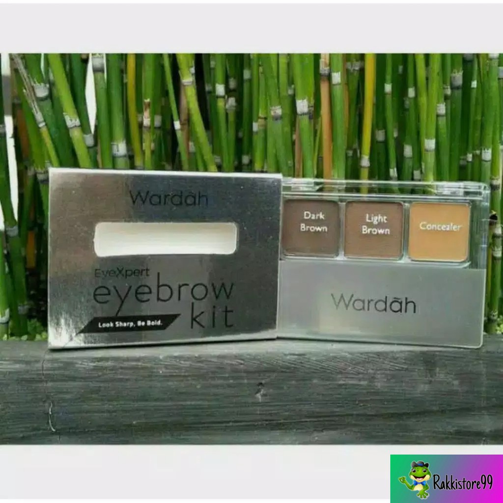 ❣️Rakkistore99❣️Wardah Eyexpert Eyebrow Kit 3.6g (WARNA SILVER)