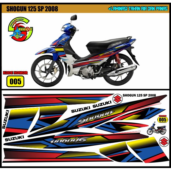 STRIPING VARIASI SUZUKI SHOGUN 125 SP