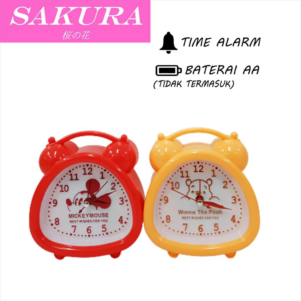 SAKURA Jam Weker/ Jam Beker/ Jam  Alarm Karakter 108