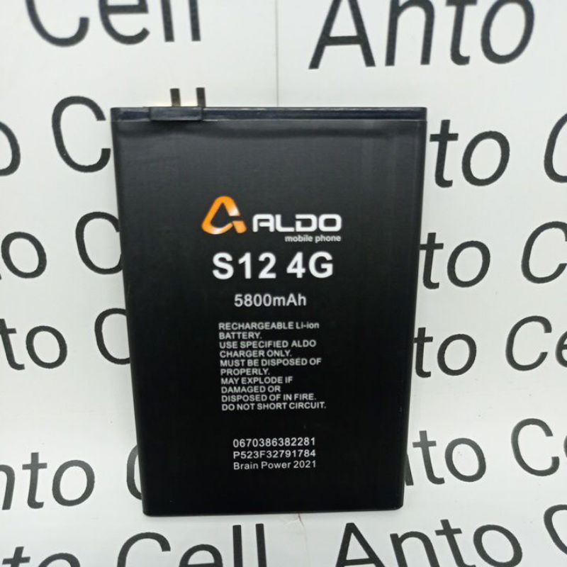 Baterai batrey Aldo S12 4G / S12 Galaxy batre hp Aldo S 12 original battery hp