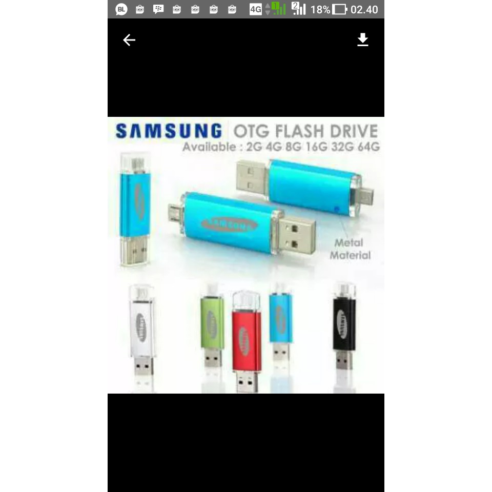 ORIGINAL  Flashdisk SAMSUNG otg 16 GB TERLARIS
