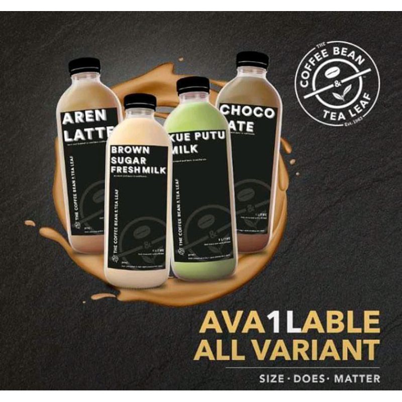 

The Coffee Bean & Tea Leaf- Iced Expresso & Coffee 1Liters