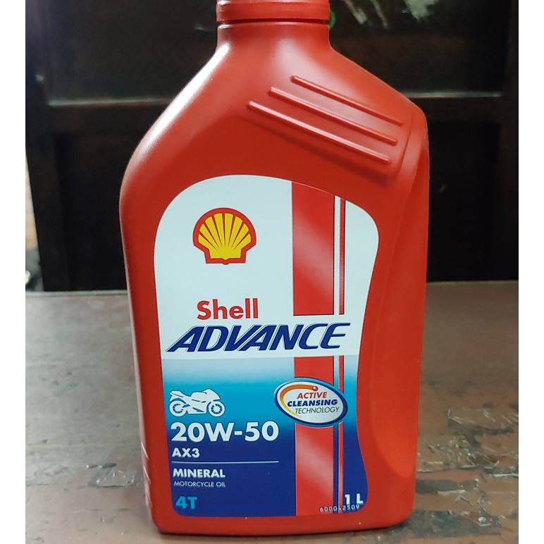 Oli Shell Advance Ax3 20W 50 1 Liter