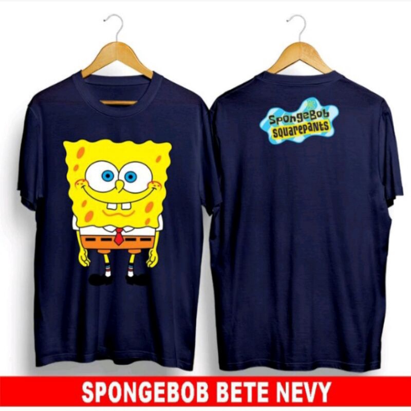 T-shirt kaos anime Spongebob keren lucu kaos cowo cewe kaos anak remaja dewasa kaos termurah baju si