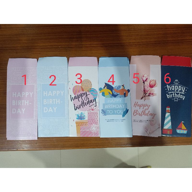 

Angpau / Amplop ulang tahun per lembar - happy birthday - medan