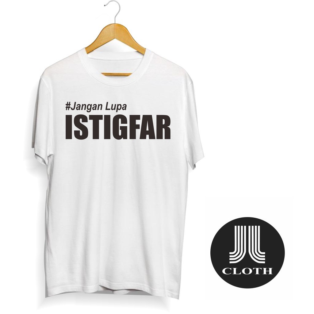 Kaos Distro Premium ISTIGFAR / Kaos Distro Pria / Tshirt Pria / Shirt