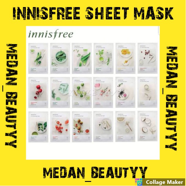 INNISFREE SHEET MASK BEST SELLER - INNISFREE SHEET MASK - MASKER TOPENG INNISFREE