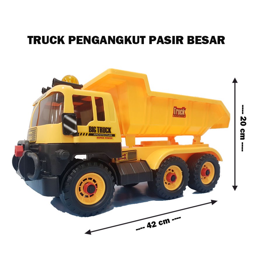 Mainan truck pasir / mainan truck molen /construction big truck molen /Truk Pasir/ Dump Truck