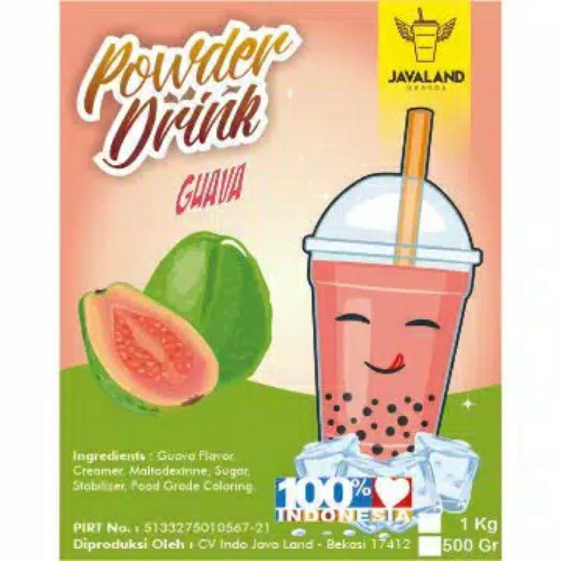 

Bubuk Guava 1KG JAVALAND TERMURAH SURABAYA