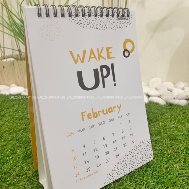 

Kalender meja custom A5