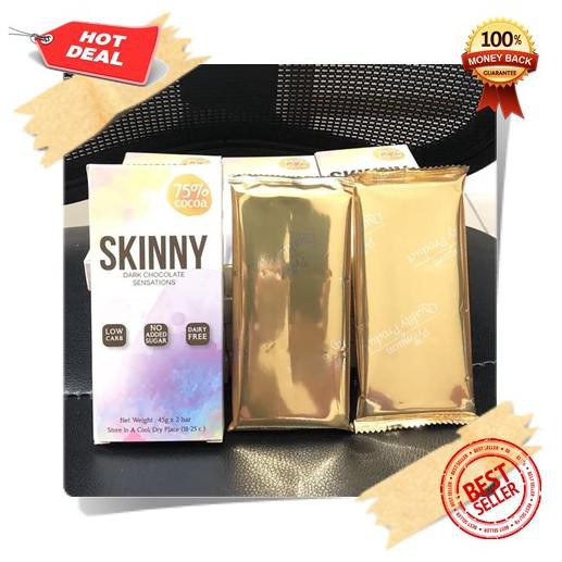 

DISKON! SKINNY Coklat low carbo/ ketofy / isi 2 bar @45gram