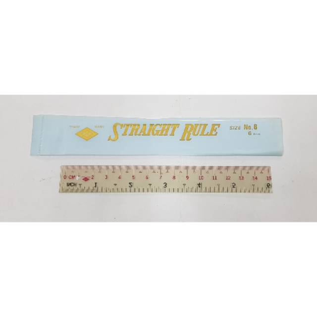

Penggaris Plastik Straight Rule 15cm