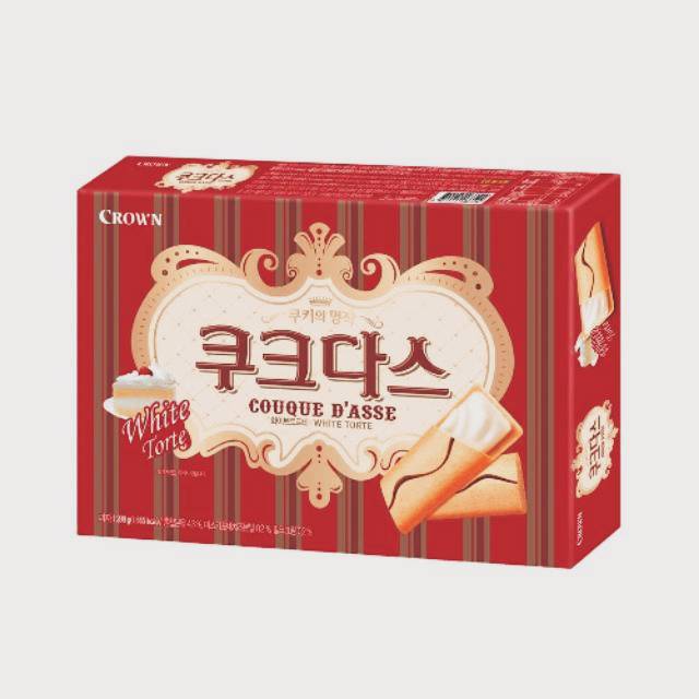 

Couque D'Asse White Torte Crown 72gr - Made Korea