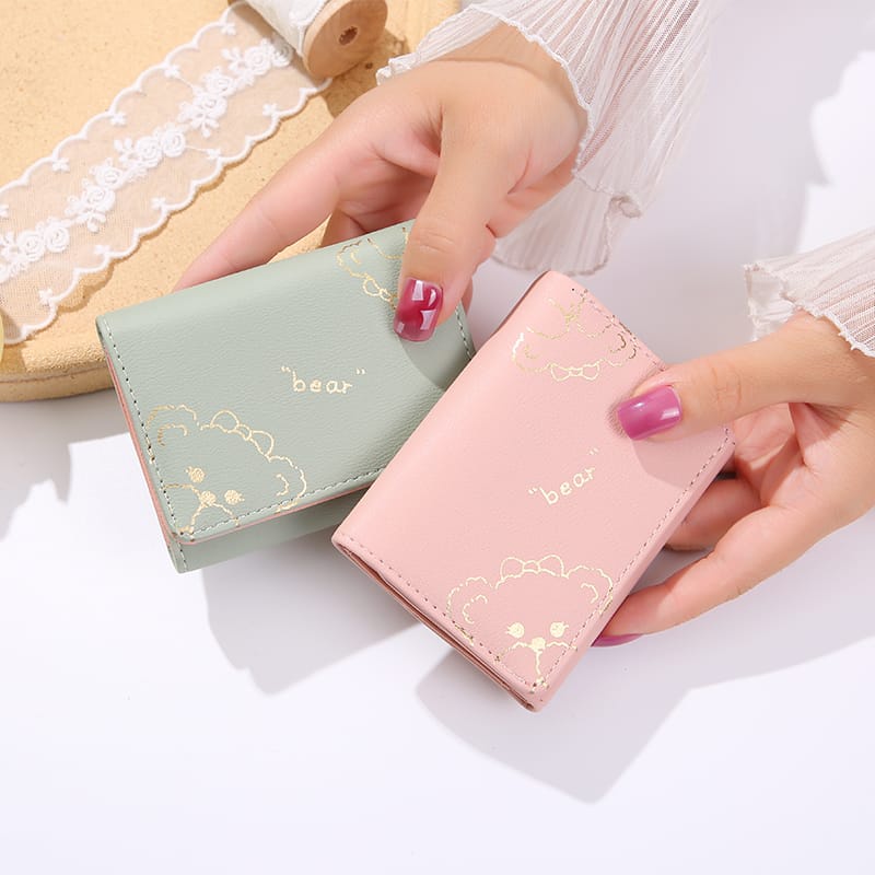 TASBLUE COD Dompet wanita Ladies Mini Folding Wallet D238 Dompet Wanita Fashion Dompet Wanita Impor / Dompet Koin Mini