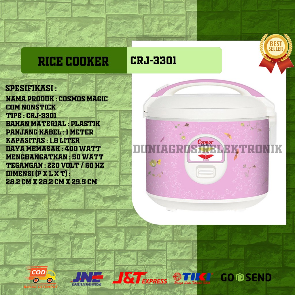 Cosmos Rice Cooker CRJ-3301
