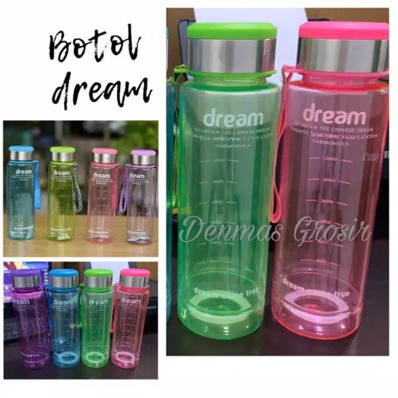 (Murah) Botol Minum Dream/botol sporty 1 liter