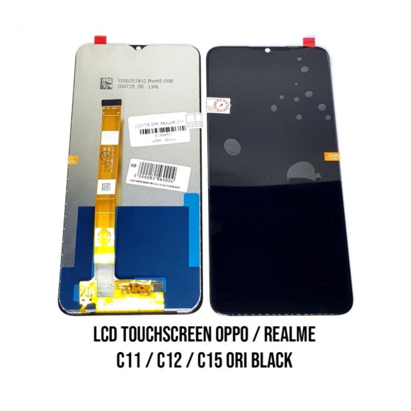 Layar LCD TS Touchscreen Fullset OPPO REALME C11 2021 - BLACK