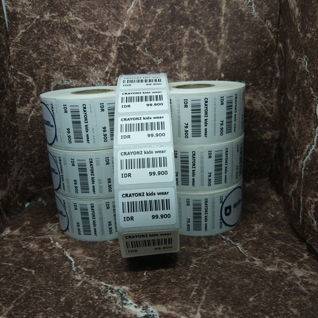 CETAK LABEL HARGA 30x20mm / JASA CETAK LABEL BAHAN THERMAL 30x20 SEMARANG