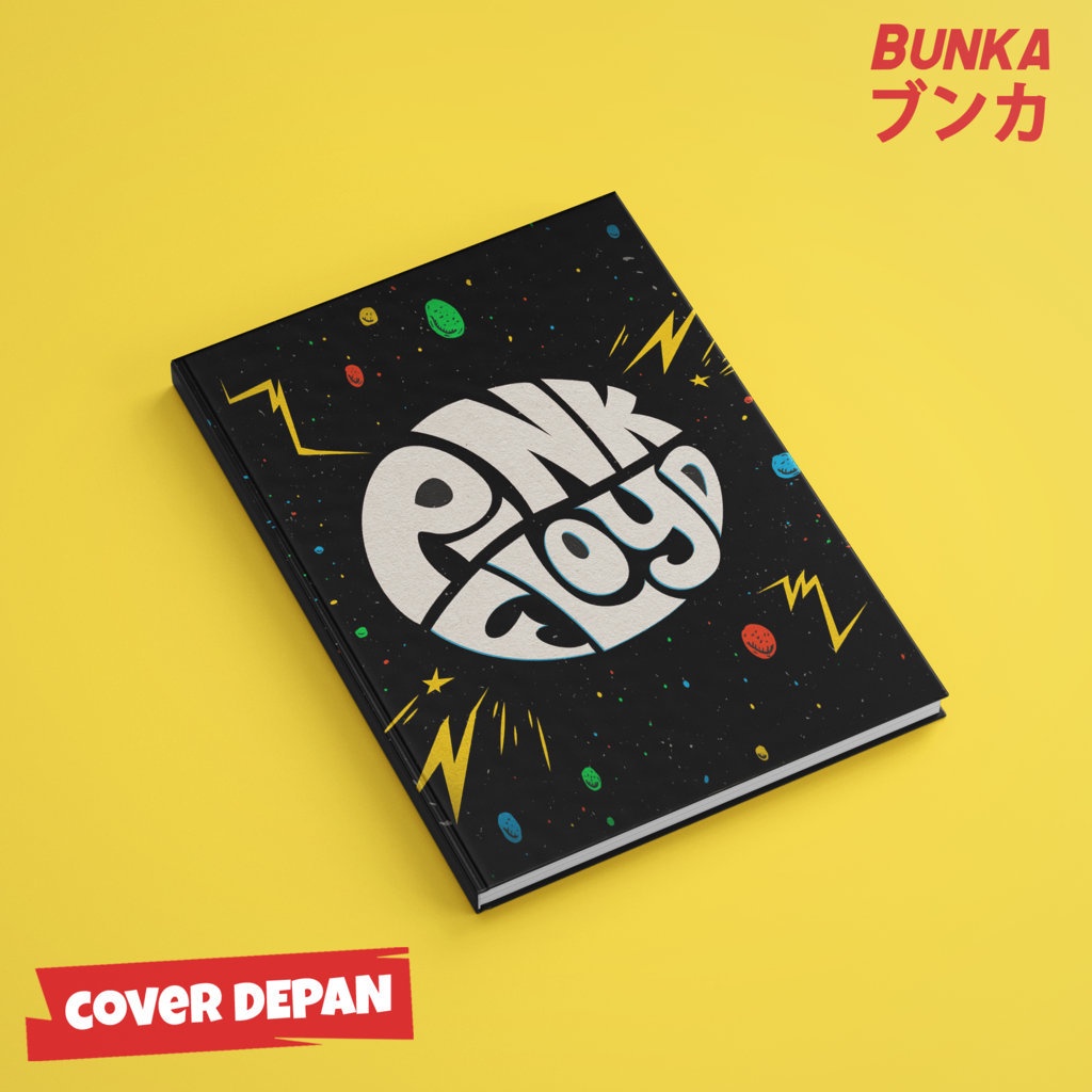 

Notebook Band Pink Floyd Moon Hardcover A5 Buku Tulis Catatan Notes Agenda Planner Jurnal