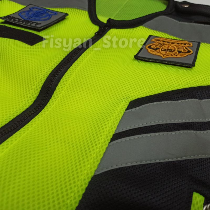 Rompi Security | Rompi Satpam | Rompi Polisi Double Mesh