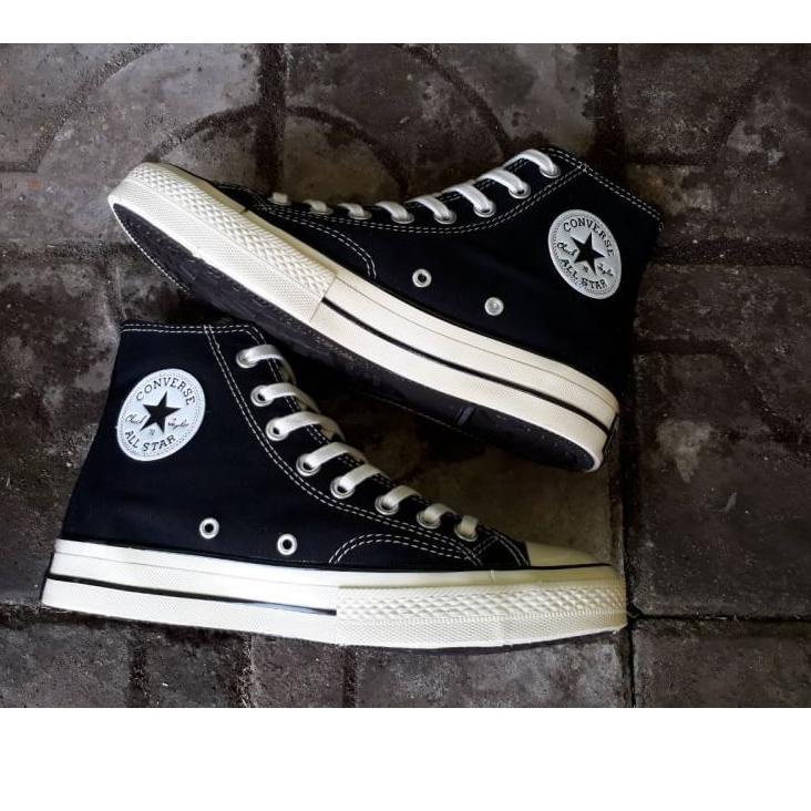 (HOT SALE) Sepatu Converse All Star Original 100% Import Sepatu Sekolah High Putih Hitam Pria Wanita