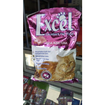 Makanan kucing EXCEL kitten/adult 500gr