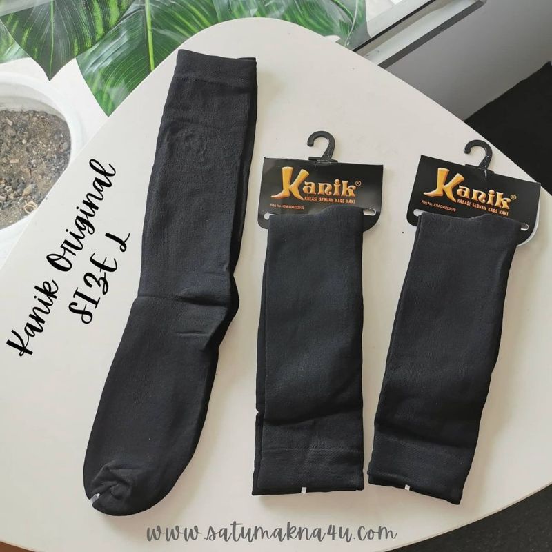 Kaos Kaki Kanik Basic Original Polos Size M L | Kanik Basic Original