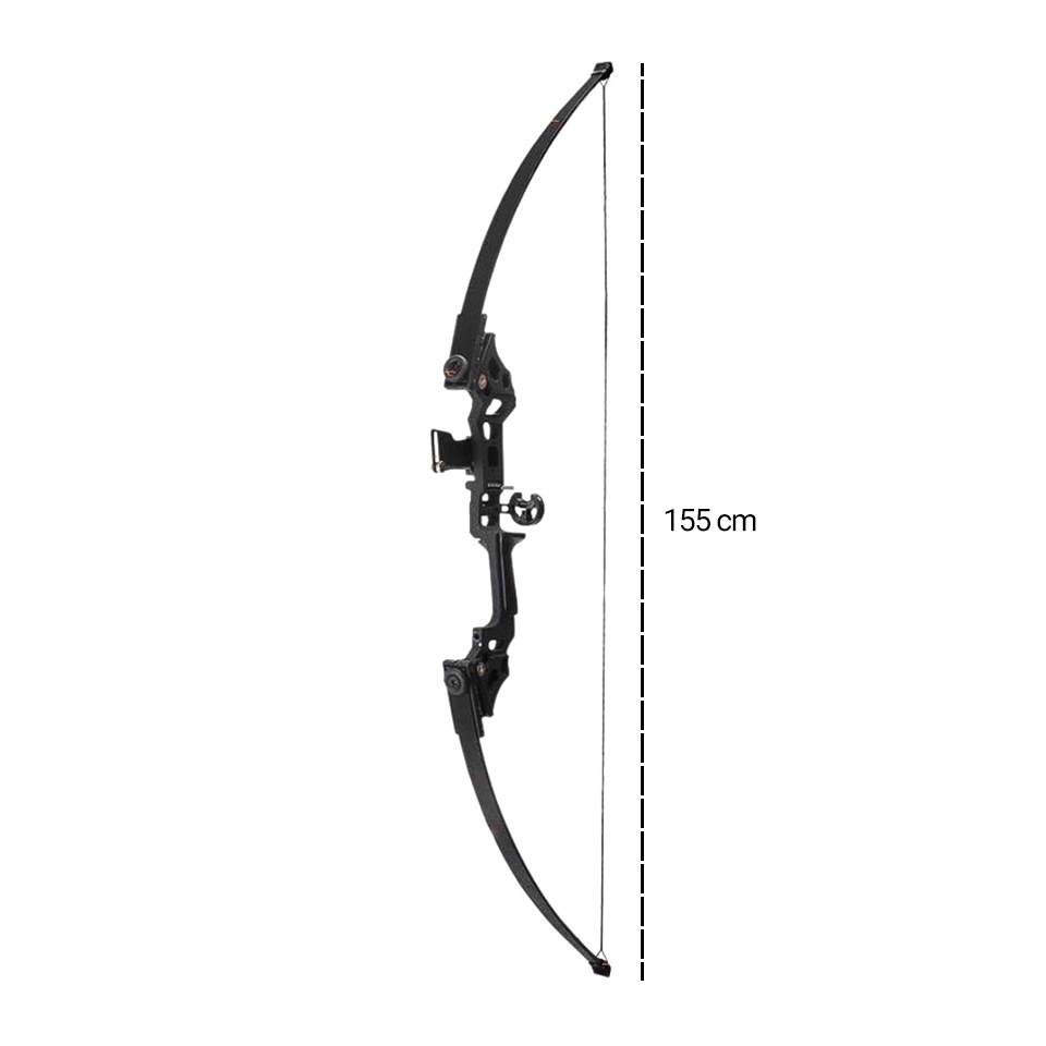 Busur Panah Hunting Archery Bow 30-45 LBS - SA - OMSEKYBK Black