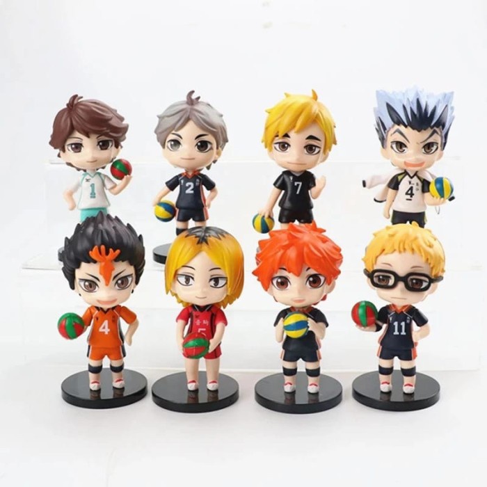 figure set 8 haikyuu voli