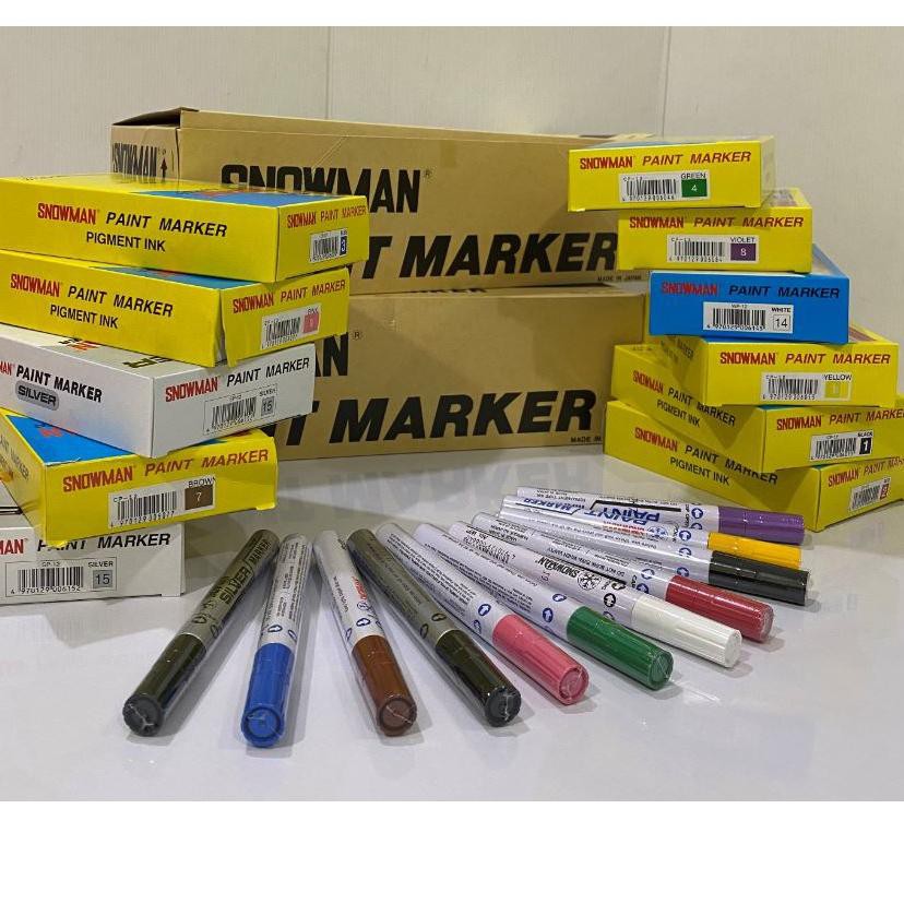 

Readystock QETI Paint Marker Snowman 0B Ready-