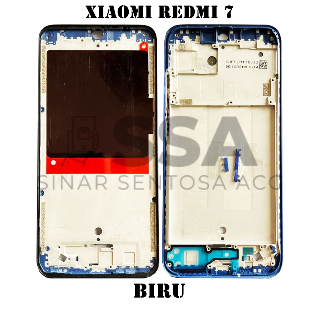 Tulang Tengah Middle Frame LCD Xiaomi Redmi 7 Original 100% Tulang Casing Bezel Bezzel Bazel Handphone HP Ori Original Awet Murah REDMI7