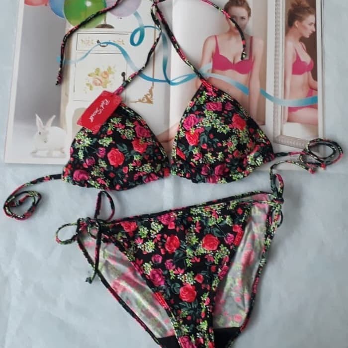 bikini set bra cd baju renang sexy pantai swimwear wanita B01