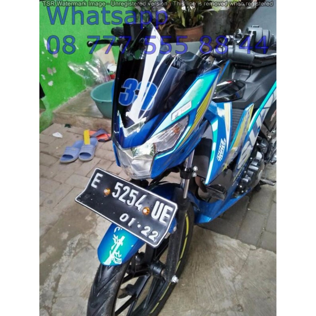 VISOR MODIFIKASI SATRIA FU FI INJEKSI TRANSFORMER Shopee Indonesia