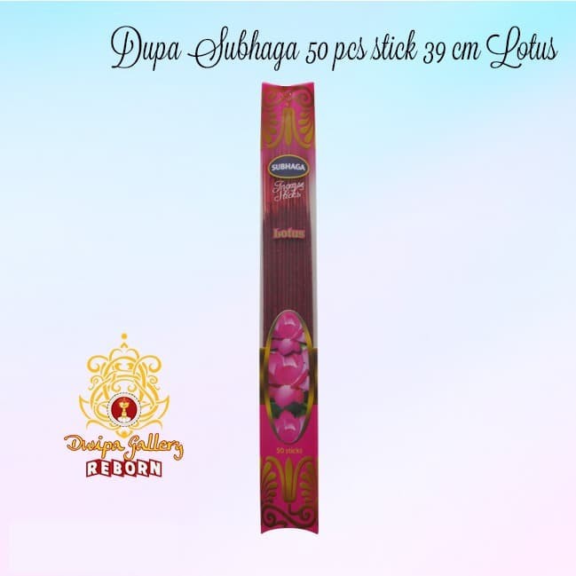 Dupa/ Hio Wangi Harum India Subhaga 50 pcs stick 39 cm Lotus