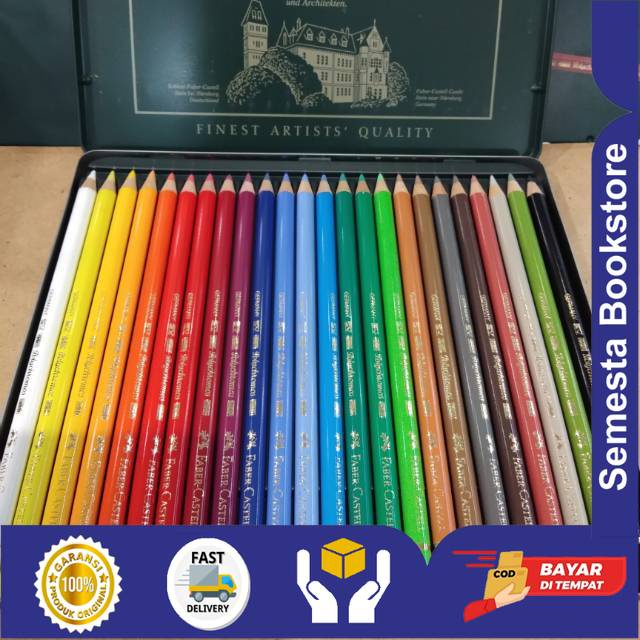 

Polychromos Tin Case 24 colour - Produk Original Faber Castell