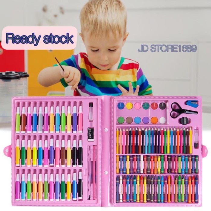 

Produk Terbaru Art Set Isi 150 Pcs Pensil Warna Set Anak Crayon Komplit Alat Lukis
