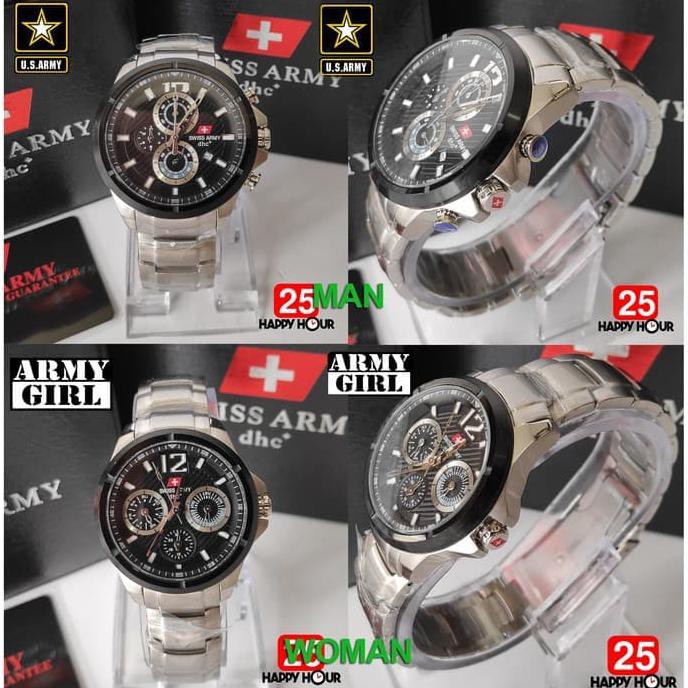 Jam Tangan Swiss Army Sa.2285 Couple H804