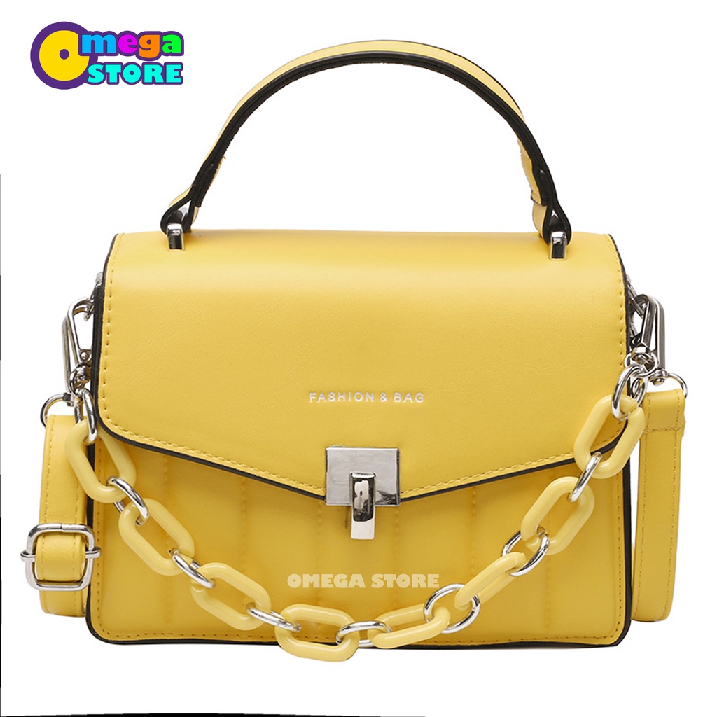 Hand Bag Wanita Fashion Korea Kekinian Shoulder Bag Tas Slempang Cewek Bahan Premium - 180