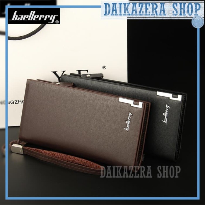 Dompet Kulit Pria Kasual - Baellerry - Hitam