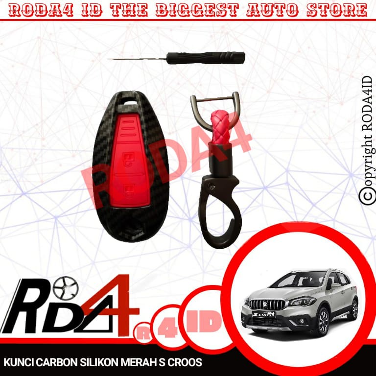 Cassing Kunci Carbon Sarung Kunci Suzuki S Cross All New Ertiga Baleno