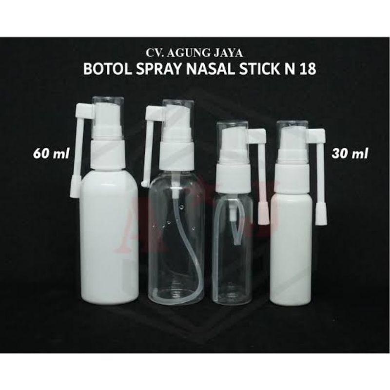 Botol NASAL SPRAY 5ml 10ml 20ml 30ml 40ml 60ml | Bottle Plastik Sprey PET | Botle Seprey