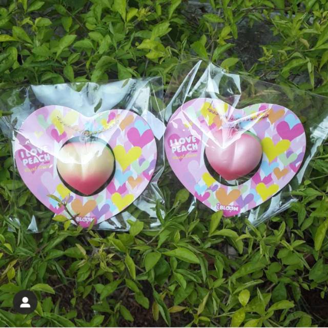 ibloom mini peach Squishy