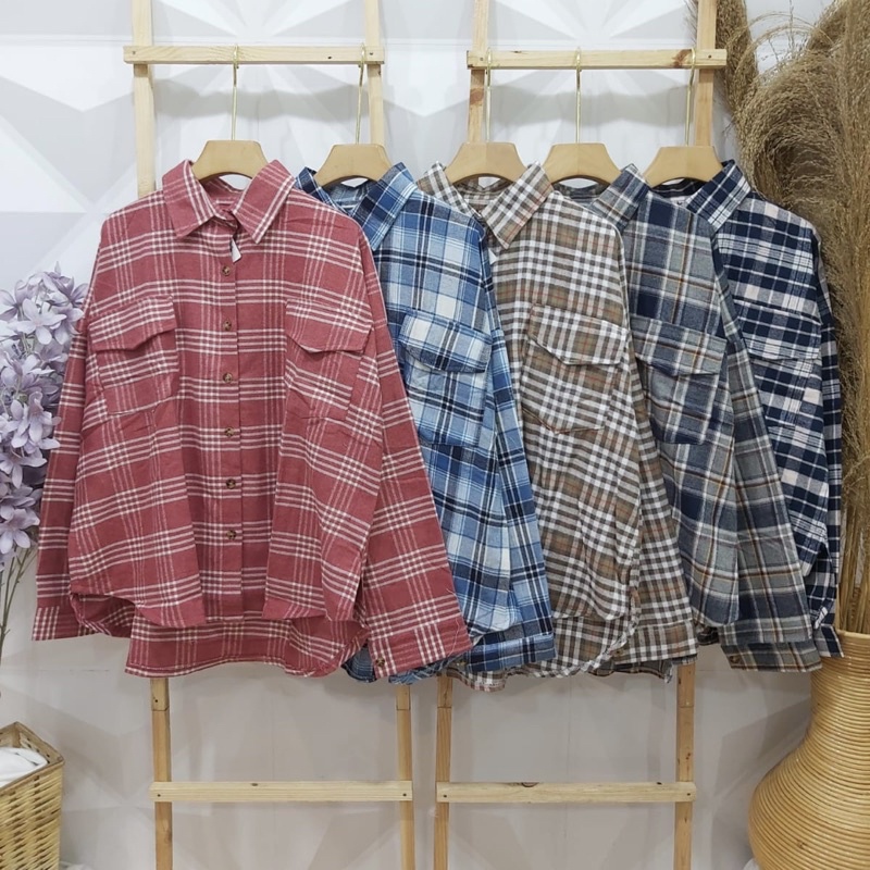 END FLANEL TOP SHIRT