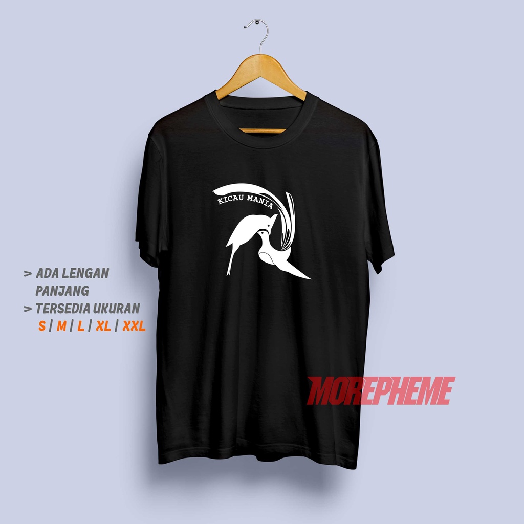 Kaos Kicau Mania Penggemar Suara Pelihara Burung Latber Murai Batu Kacer Love Bird Club Baju Keren P