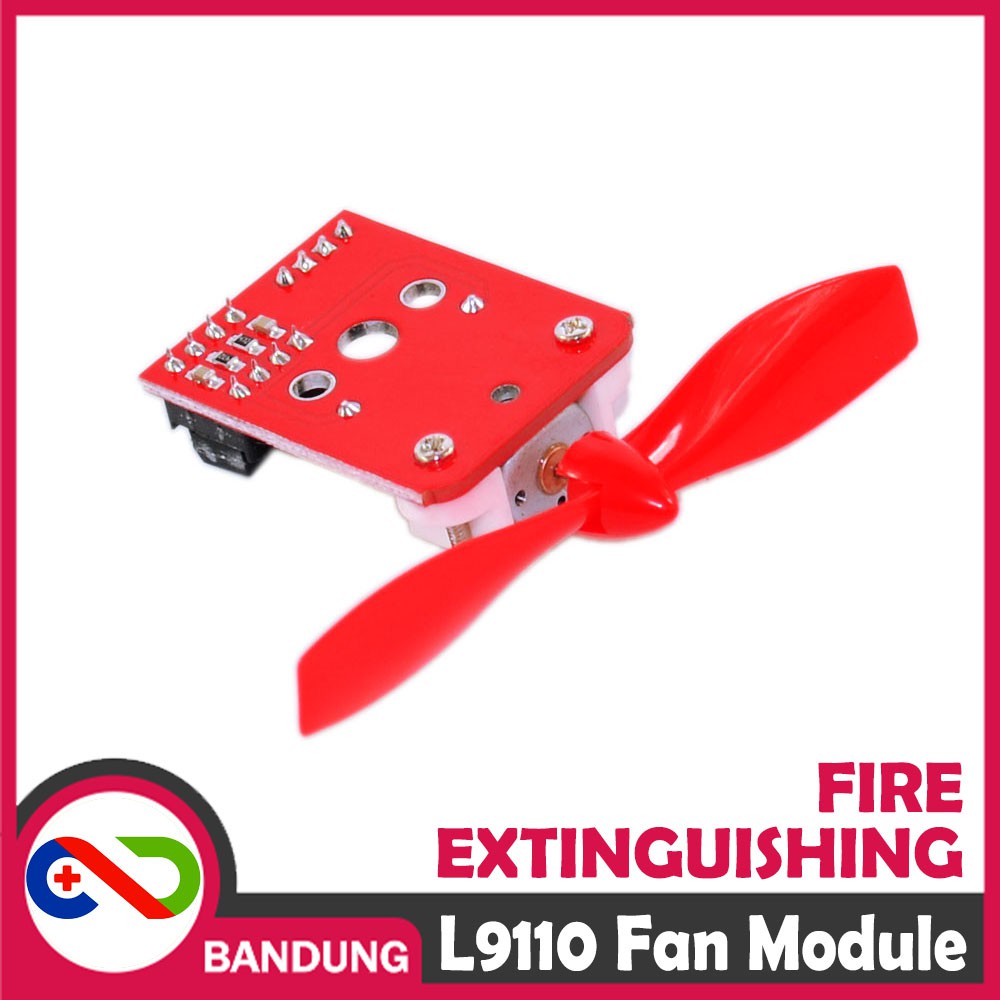 L9110 FAN 5V MODULE XD67 FOR FIRE EXTINGUISHING ROBOT KIPAS PEMADAM API ARDUINO FIGHTING FLAME KIT