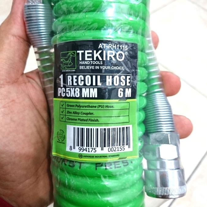PROMO selang kompresor Tekiro / selang spiral kompresor Tekiro 6 meter