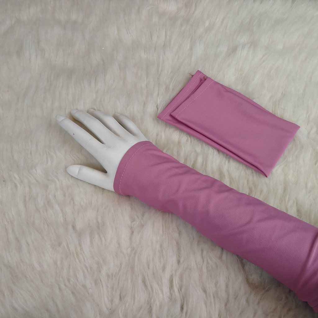 Manset tangan 30 cm sesiku bahan jersey-dw