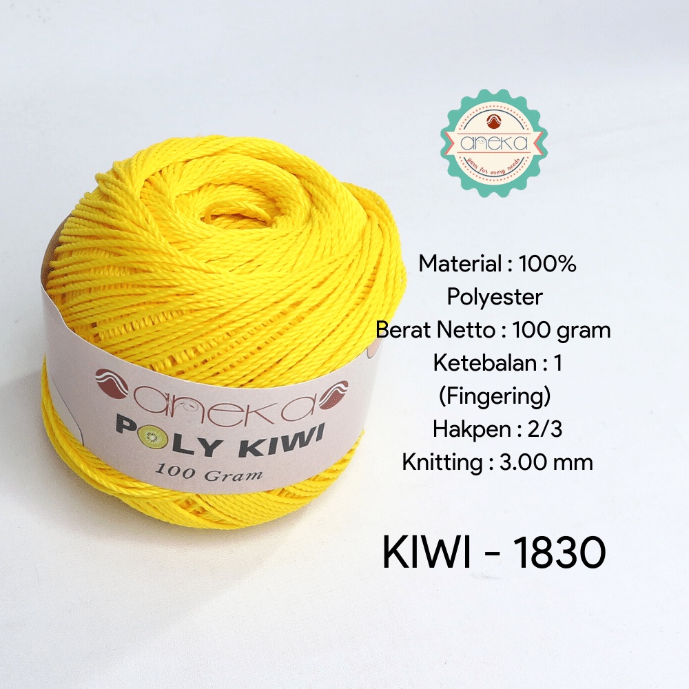 Benang Rajut Poli / Poly Kiwi Yarn - PREMIUM - 1830