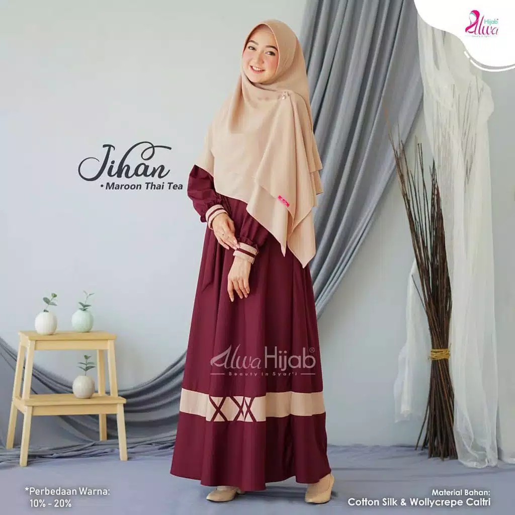 DISKON - JIHAN SYARI - FLOTTILICIOUS / DRESS MUSLIM / GAMIS MUSLIM / GAMIS MURAH / GROSIR BAJU ONLINE